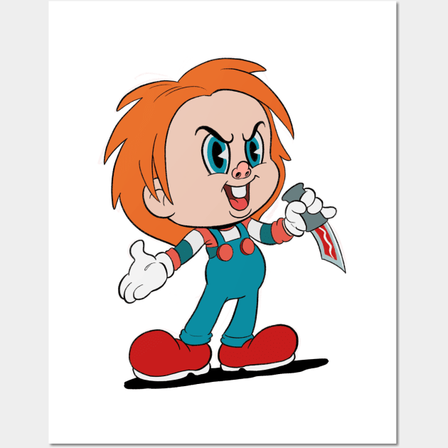 Chucky (transparent) Wall Art by Kevcraven